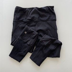 Lululemon Black Leggings - Size 4
